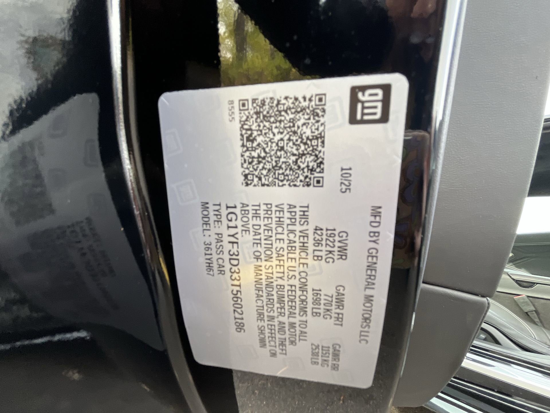 2026 Chevrolet Corvette Z06 3LZ