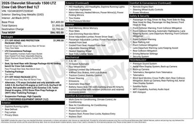 2026 Chevrolet Silverado 1500 LTZ