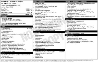 2008 GMC Acadia SLT1