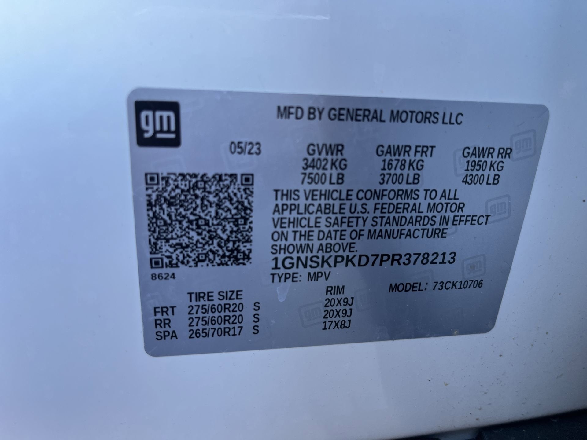 2023 Chevrolet Tahoe Z71