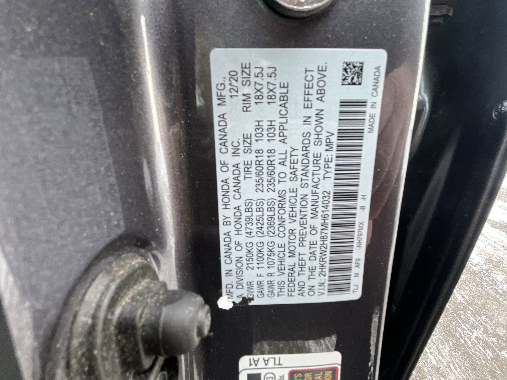 2021 Honda CR-V AWD EX-L