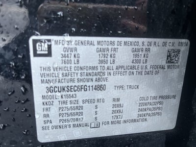 2015 Chevrolet Silverado 1500 LTZ