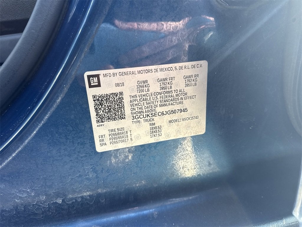 2018 Chevrolet Silverado 1500 LTZ