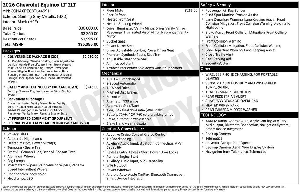 2026 Chevrolet Equinox LT