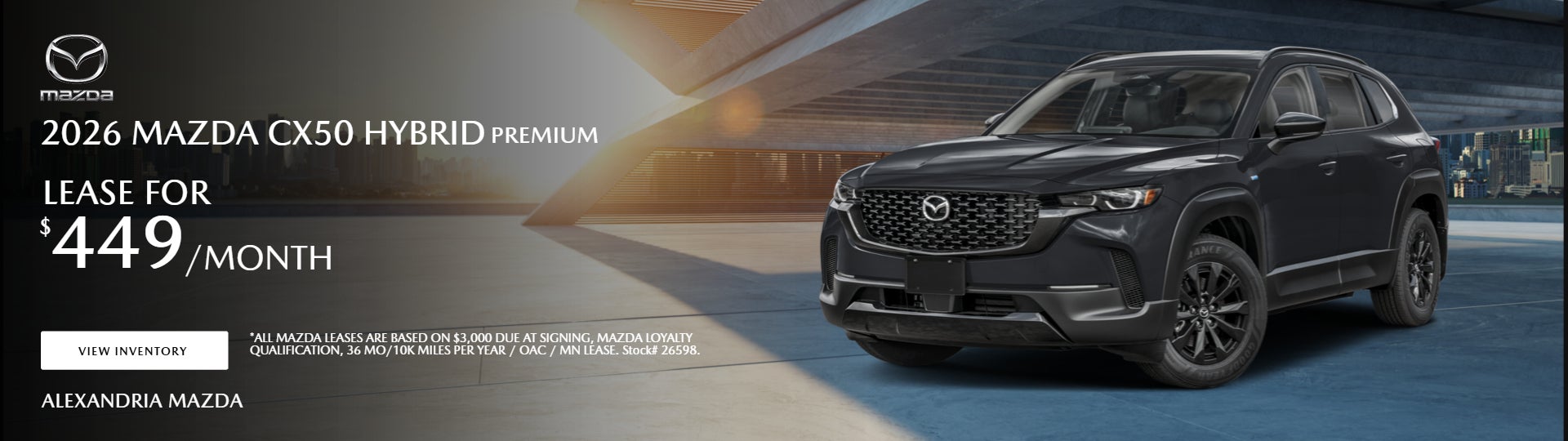 Black CX-50 HYBRID ON OFFER