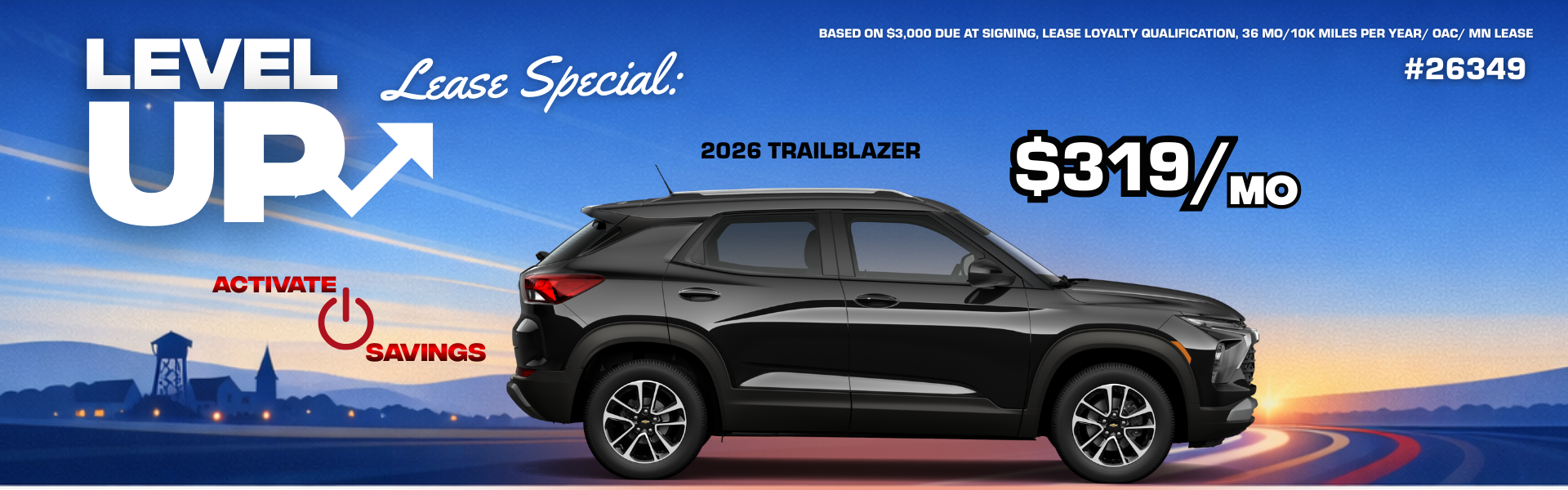 2026 Chevy Trailblazer Lease in Alexandria MN for $395/month