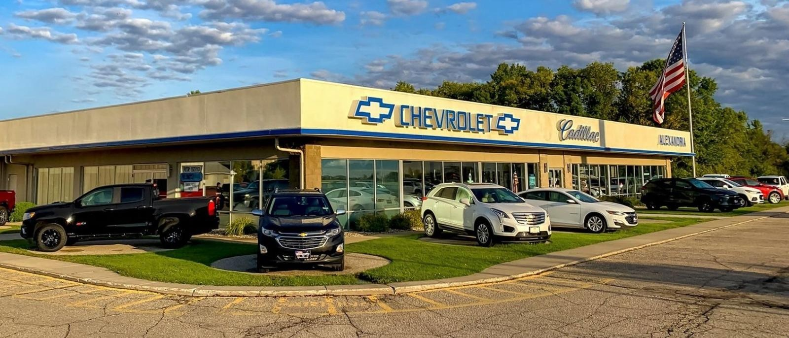 Alexandria showroom at Alexandria Chevrolet Cadillac in Alexandria MN