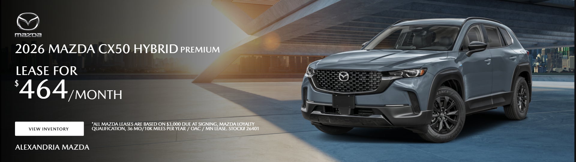 2026 CX50 HYBRID PREMIUM on offer 